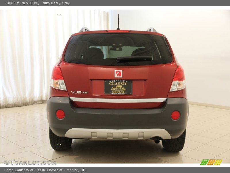 Ruby Red / Gray 2008 Saturn VUE XE