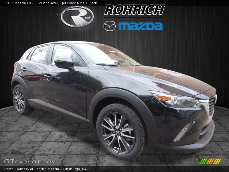 Jet Black Mica / Black 2017 Mazda CX-3 Touring AWD