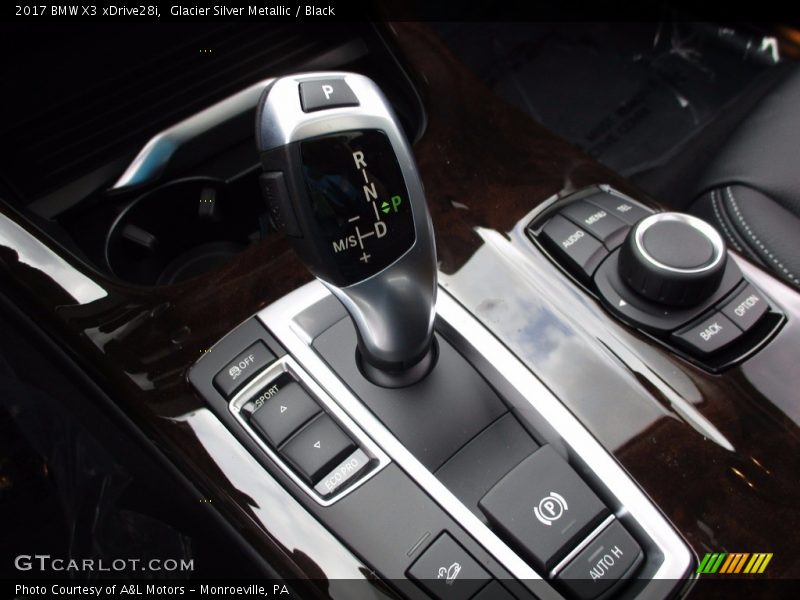 Glacier Silver Metallic / Black 2017 BMW X3 xDrive28i