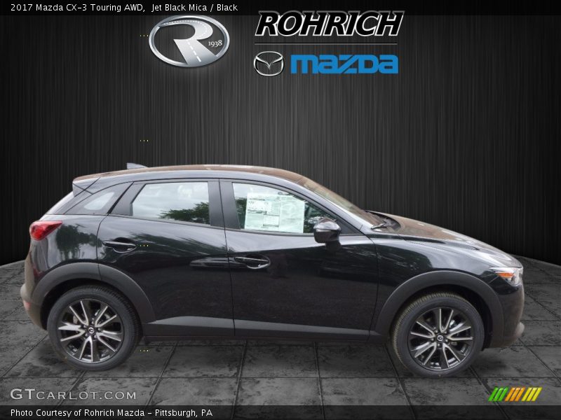 Jet Black Mica / Black 2017 Mazda CX-3 Touring AWD