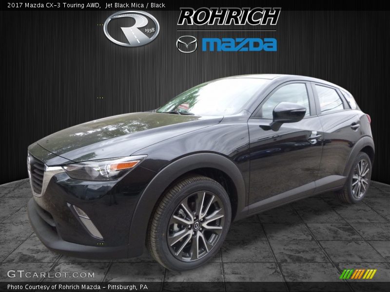 Jet Black Mica / Black 2017 Mazda CX-3 Touring AWD