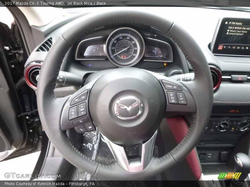 Jet Black Mica / Black 2017 Mazda CX-3 Touring AWD