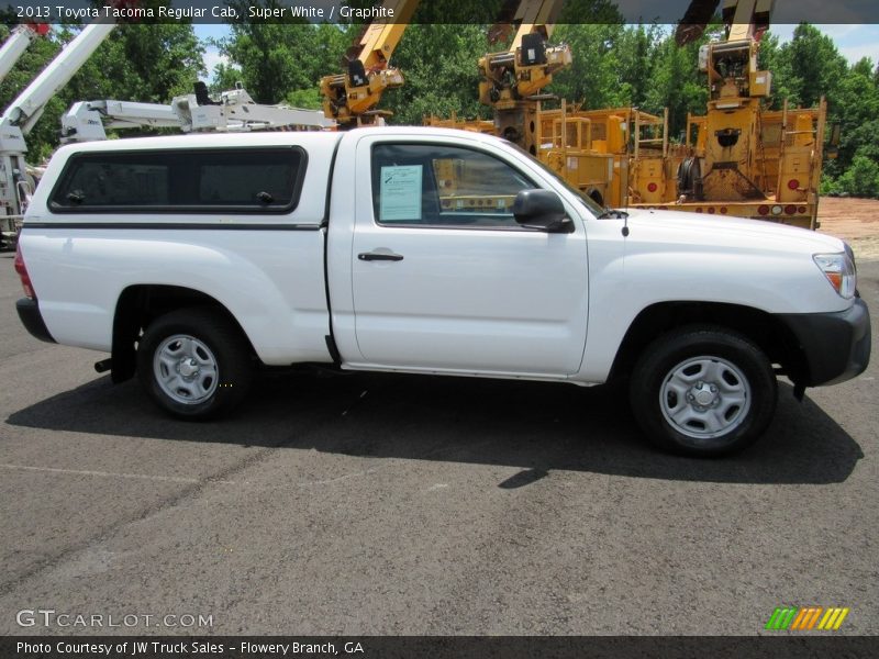 Super White / Graphite 2013 Toyota Tacoma Regular Cab