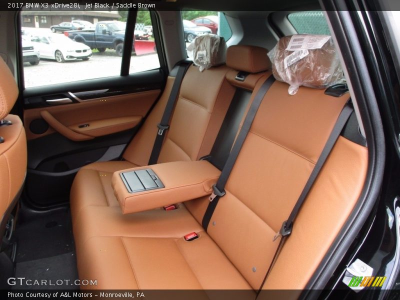 Jet Black / Saddle Brown 2017 BMW X3 xDrive28i