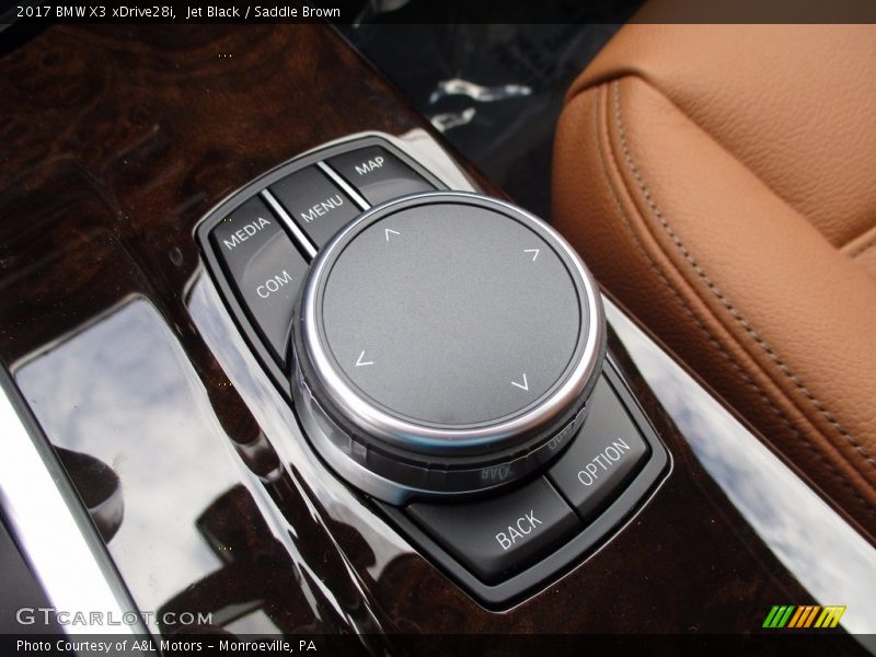 Jet Black / Saddle Brown 2017 BMW X3 xDrive28i