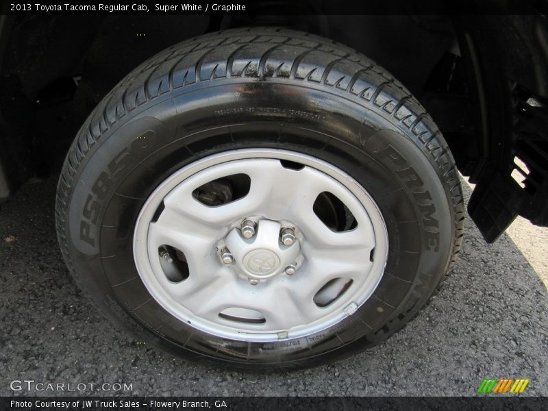 Super White / Graphite 2013 Toyota Tacoma Regular Cab