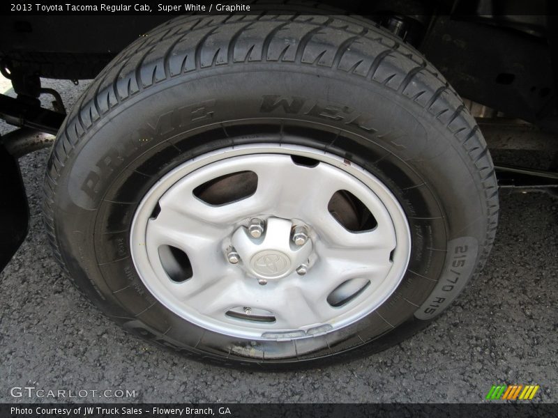 Super White / Graphite 2013 Toyota Tacoma Regular Cab