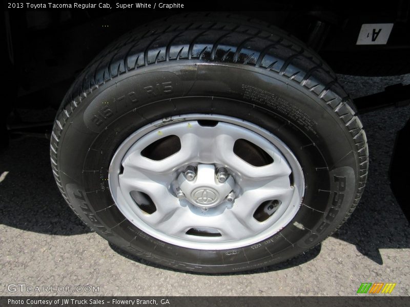 Super White / Graphite 2013 Toyota Tacoma Regular Cab