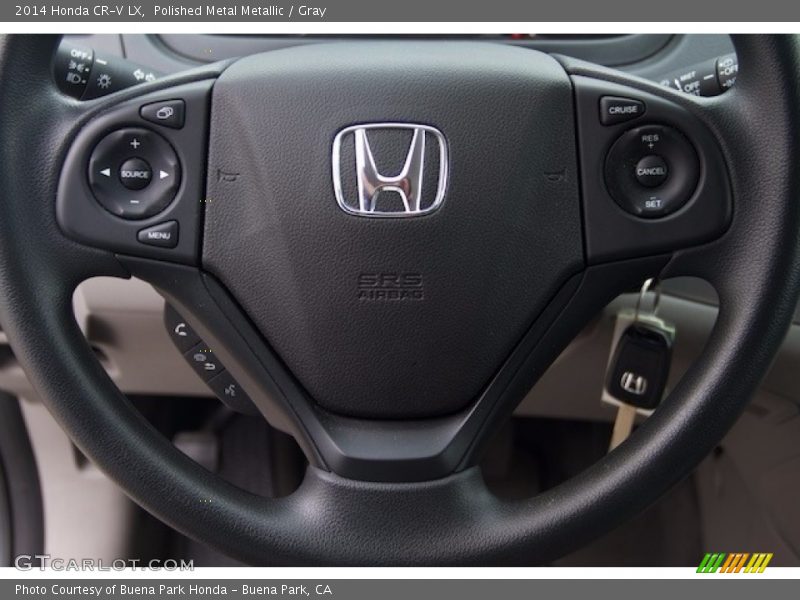 Polished Metal Metallic / Gray 2014 Honda CR-V LX