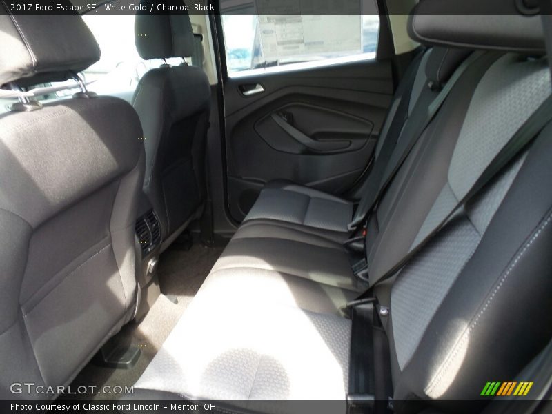White Gold / Charcoal Black 2017 Ford Escape SE