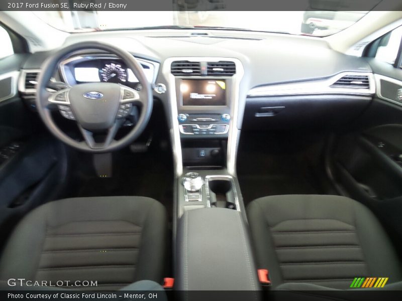Ruby Red / Ebony 2017 Ford Fusion SE