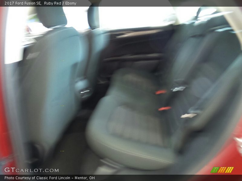 Ruby Red / Ebony 2017 Ford Fusion SE