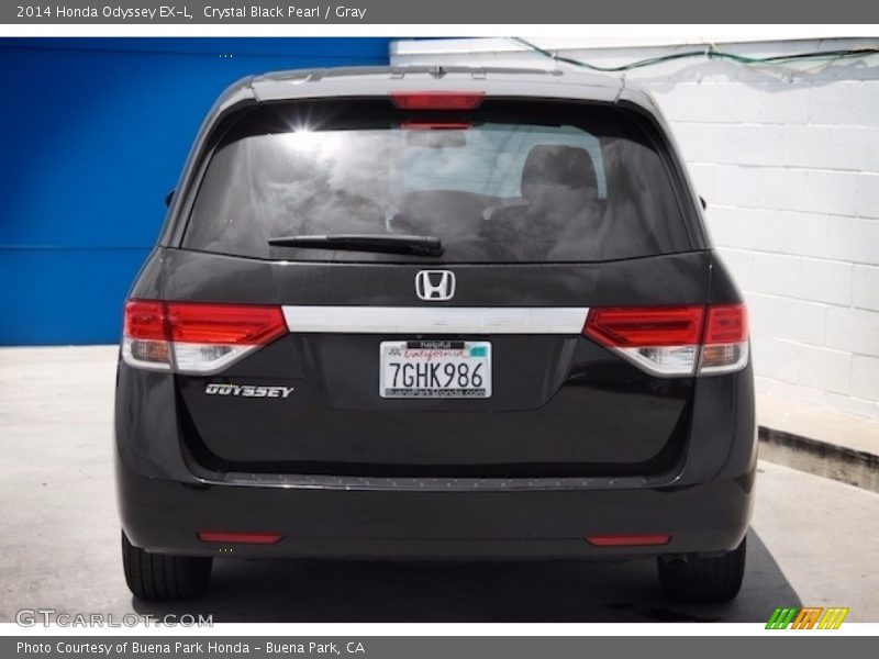 Crystal Black Pearl / Gray 2014 Honda Odyssey EX-L