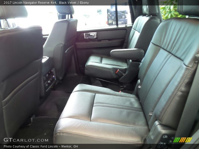 Rear Seat of 2017 Navigator Reserve 4x4