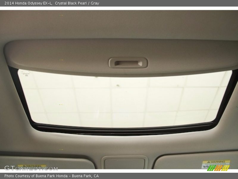 Crystal Black Pearl / Gray 2014 Honda Odyssey EX-L