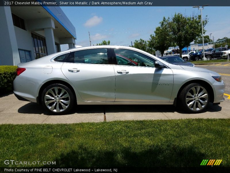 Silver Ice Metallic / Dark Atmosphere/Medium Ash Gray 2017 Chevrolet Malibu Premier
