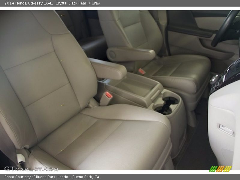 Crystal Black Pearl / Gray 2014 Honda Odyssey EX-L