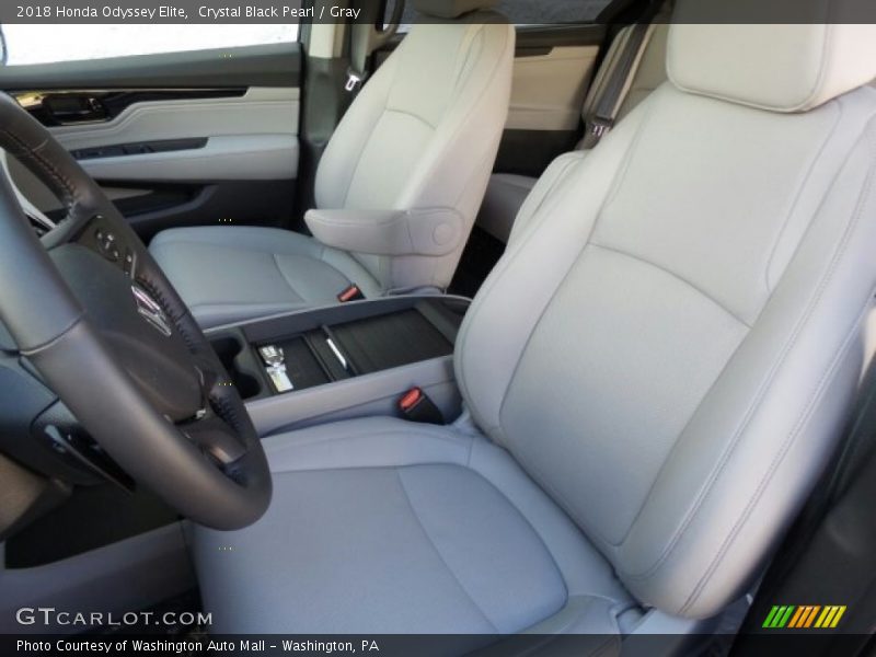 Front Seat of 2018 Odyssey Elite