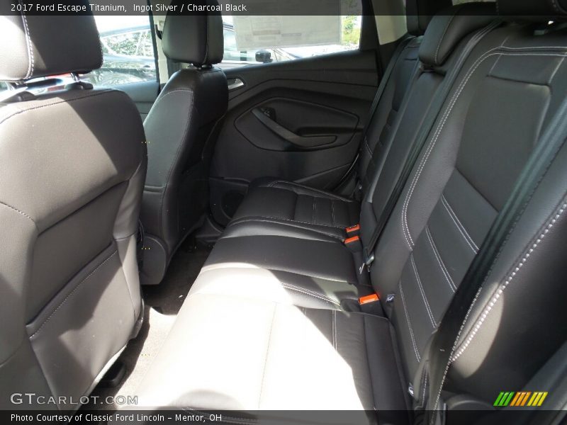 Ingot Silver / Charcoal Black 2017 Ford Escape Titanium