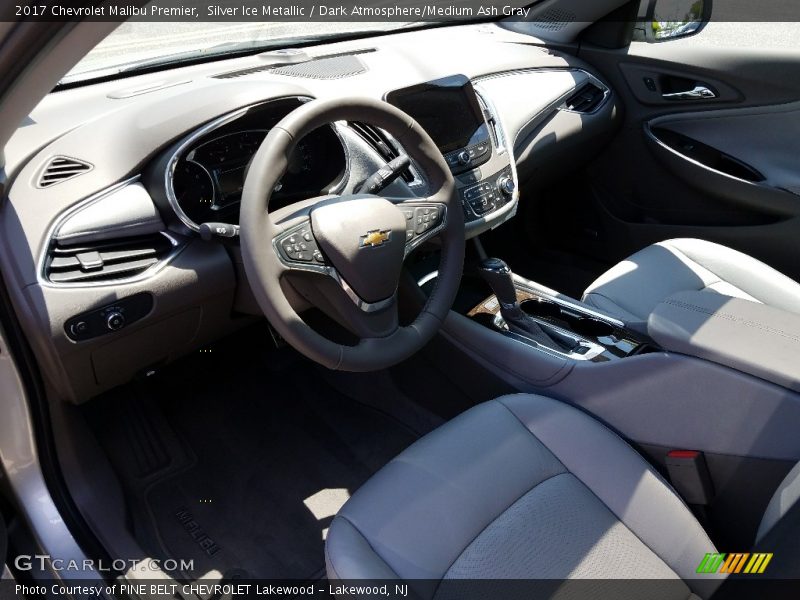 Silver Ice Metallic / Dark Atmosphere/Medium Ash Gray 2017 Chevrolet Malibu Premier