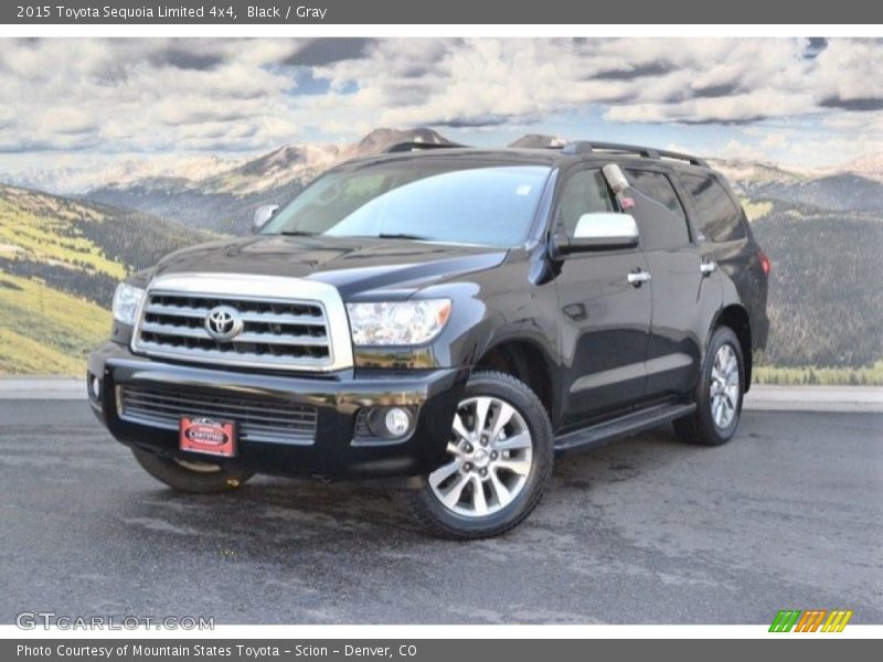 Black / Gray 2015 Toyota Sequoia Limited 4x4