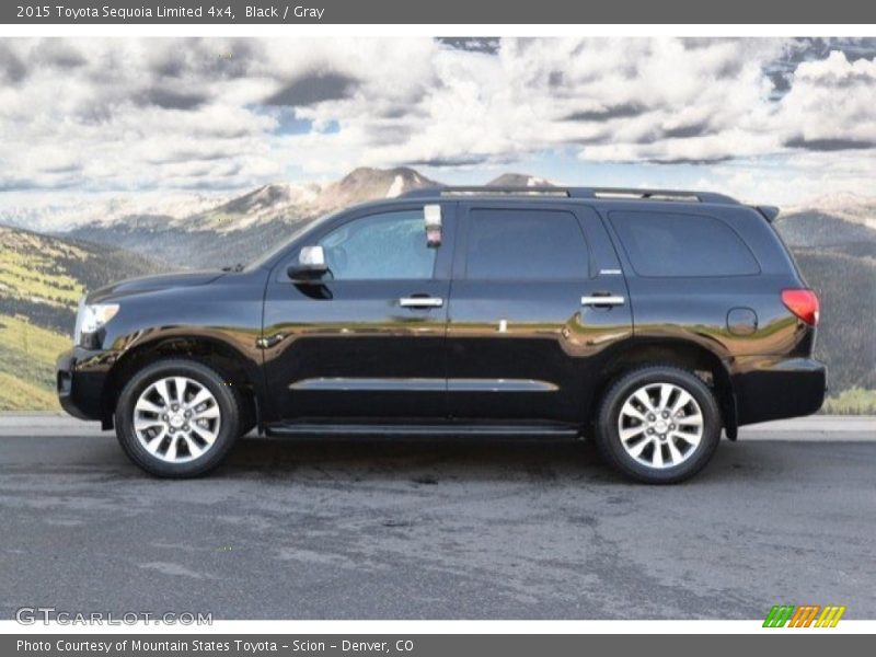 Black / Gray 2015 Toyota Sequoia Limited 4x4