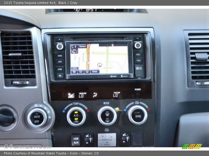 Black / Gray 2015 Toyota Sequoia Limited 4x4