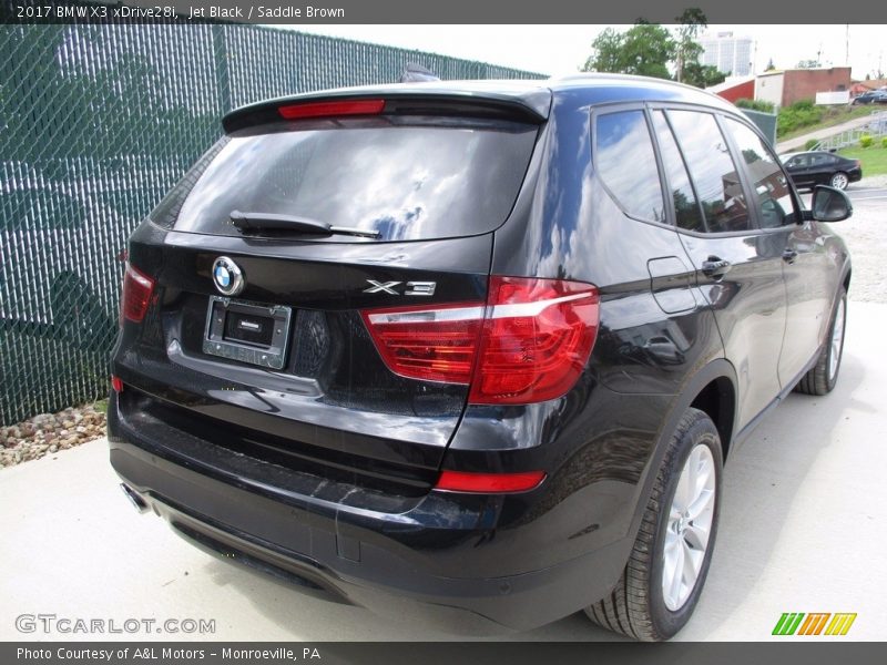 Jet Black / Saddle Brown 2017 BMW X3 xDrive28i