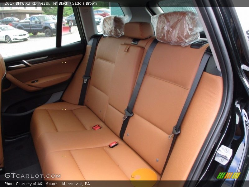 Jet Black / Saddle Brown 2017 BMW X3 xDrive28i