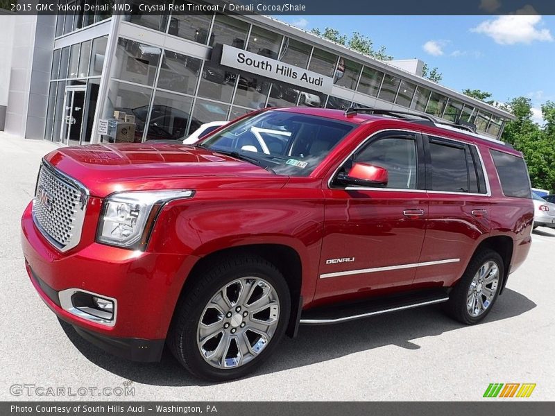 Crystal Red Tintcoat / Denali Cocoa/Shale 2015 GMC Yukon Denali 4WD