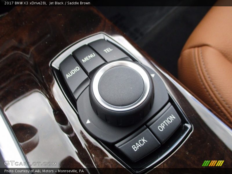 Jet Black / Saddle Brown 2017 BMW X3 xDrive28i