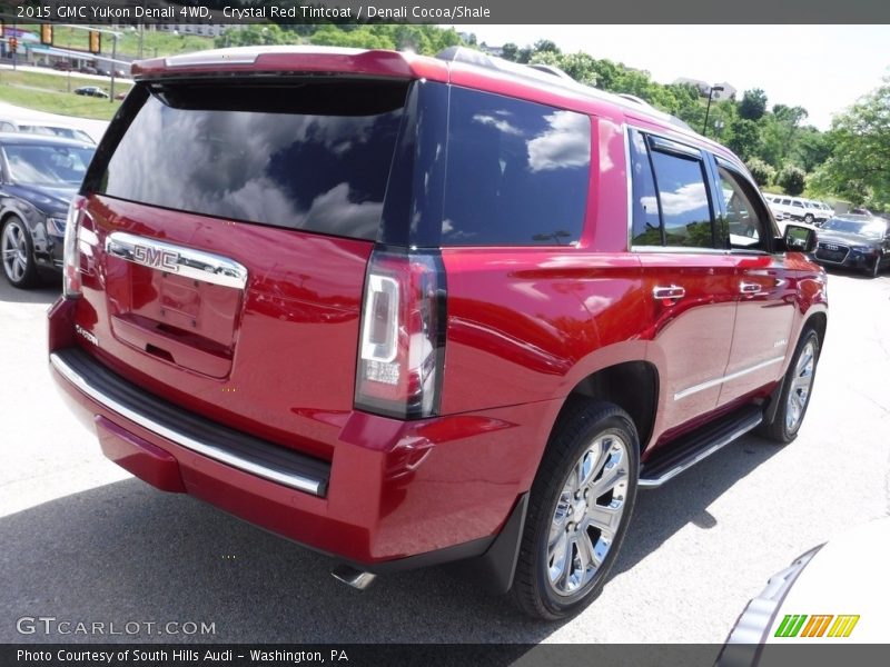 Crystal Red Tintcoat / Denali Cocoa/Shale 2015 GMC Yukon Denali 4WD