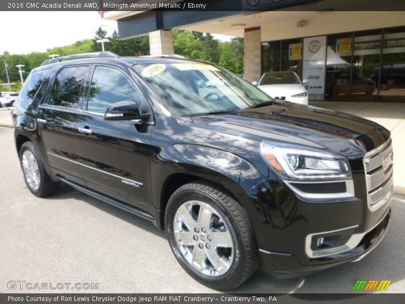 Midnight Amethyst Metallic / Ebony 2016 GMC Acadia Denali AWD