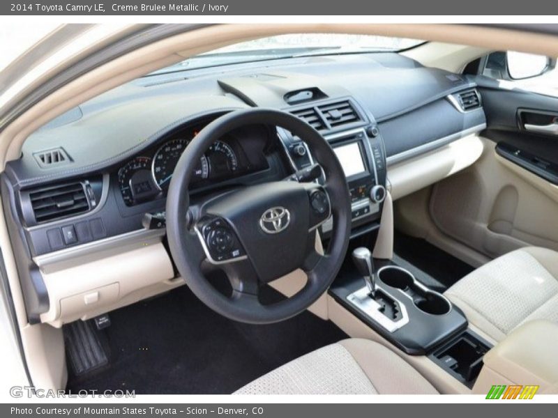 Creme Brulee Metallic / Ivory 2014 Toyota Camry LE