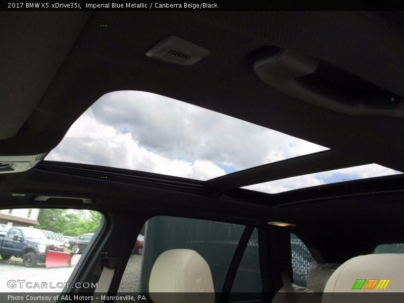 Imperial Blue Metallic / Canberra Beige/Black 2017 BMW X5 xDrive35i