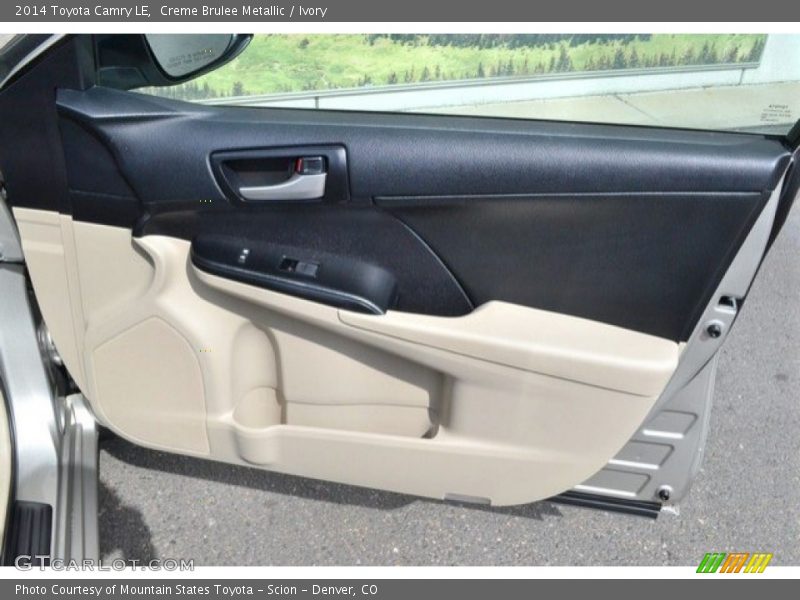 Creme Brulee Metallic / Ivory 2014 Toyota Camry LE