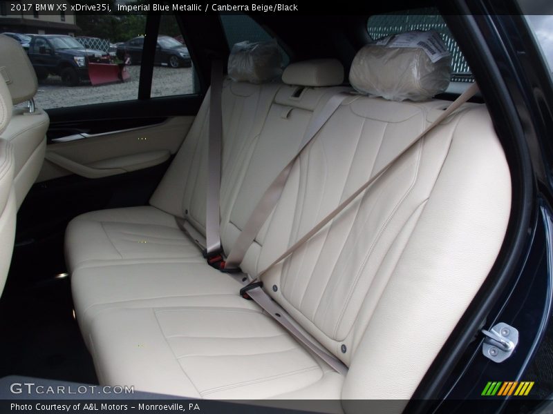 Imperial Blue Metallic / Canberra Beige/Black 2017 BMW X5 xDrive35i