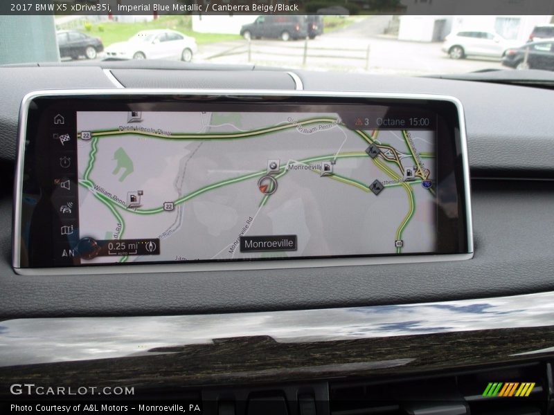Imperial Blue Metallic / Canberra Beige/Black 2017 BMW X5 xDrive35i