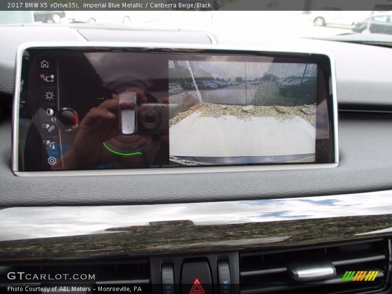 Imperial Blue Metallic / Canberra Beige/Black 2017 BMW X5 xDrive35i