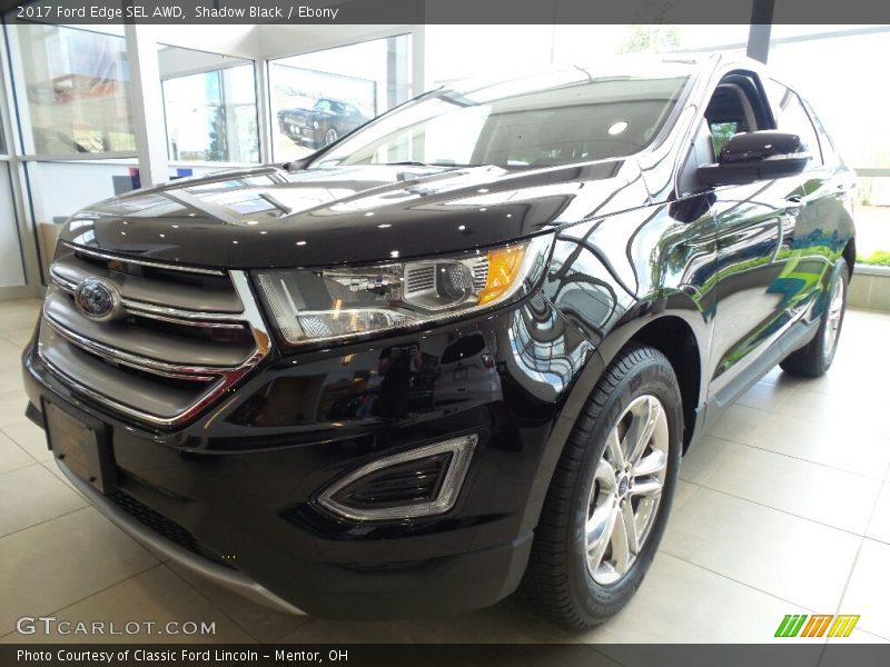 Shadow Black / Ebony 2017 Ford Edge SEL AWD