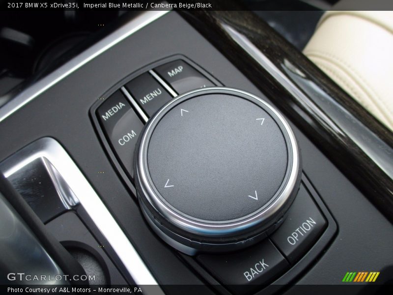 Imperial Blue Metallic / Canberra Beige/Black 2017 BMW X5 xDrive35i