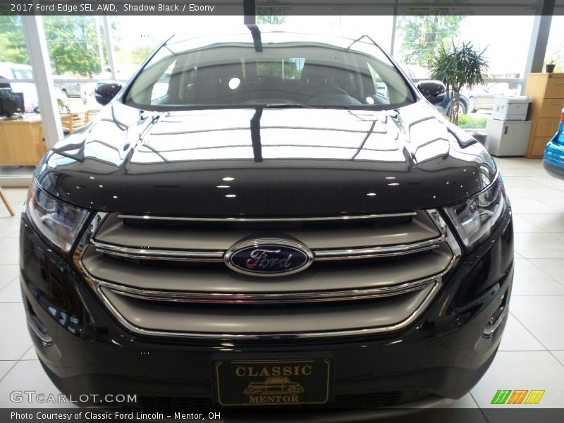 Shadow Black / Ebony 2017 Ford Edge SEL AWD
