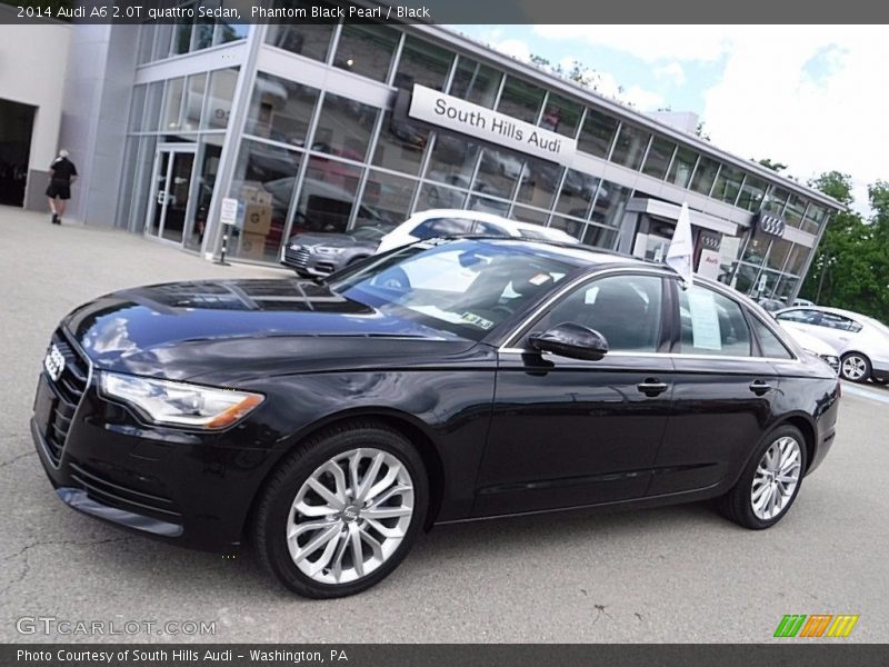 Phantom Black Pearl / Black 2014 Audi A6 2.0T quattro Sedan