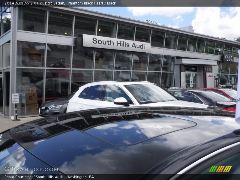 Phantom Black Pearl / Black 2014 Audi A6 2.0T quattro Sedan