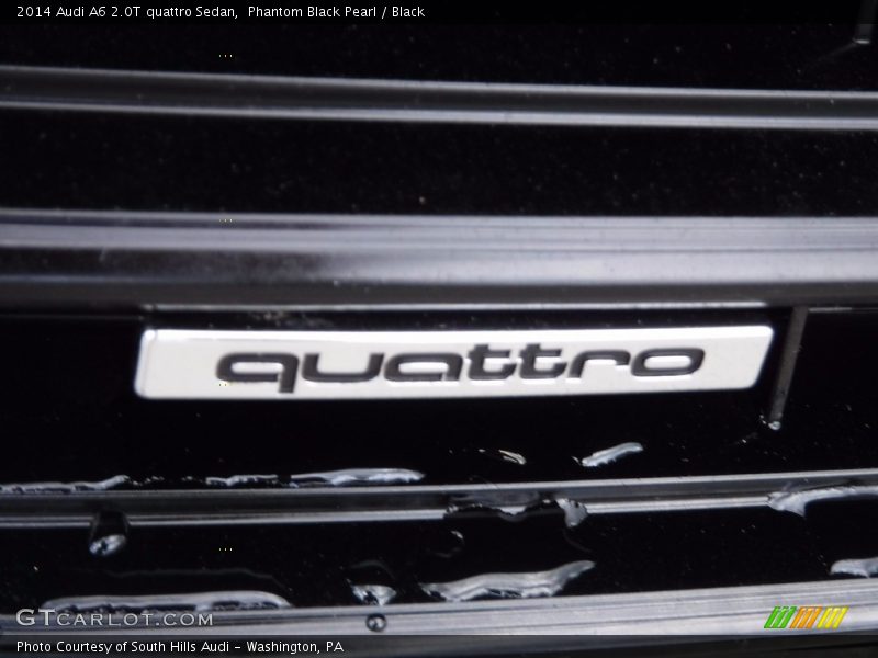 Phantom Black Pearl / Black 2014 Audi A6 2.0T quattro Sedan