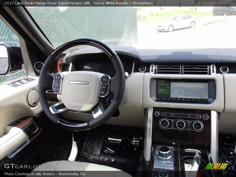 Yulong White Metallic / Ebony/Ivory 2017 Land Rover Range Rover Supercharged LWB