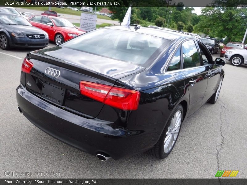 Phantom Black Pearl / Black 2014 Audi A6 2.0T quattro Sedan