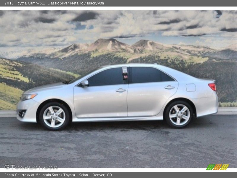 Classic Silver Metallic / Black/Ash 2013 Toyota Camry SE