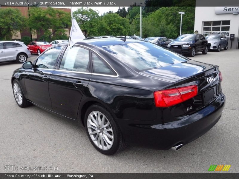 Phantom Black Pearl / Black 2014 Audi A6 2.0T quattro Sedan