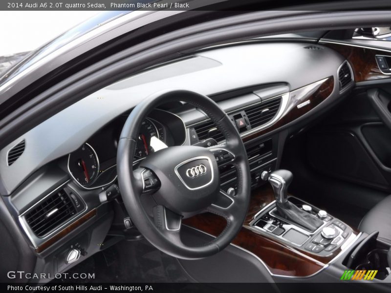Phantom Black Pearl / Black 2014 Audi A6 2.0T quattro Sedan